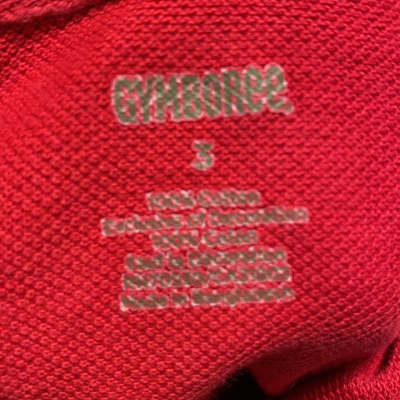 Boys Size 3 Polo Shirt Bundle of 2: Gymboree Red with Helicopter & GAP Dark Teal - Picture 8 of 8